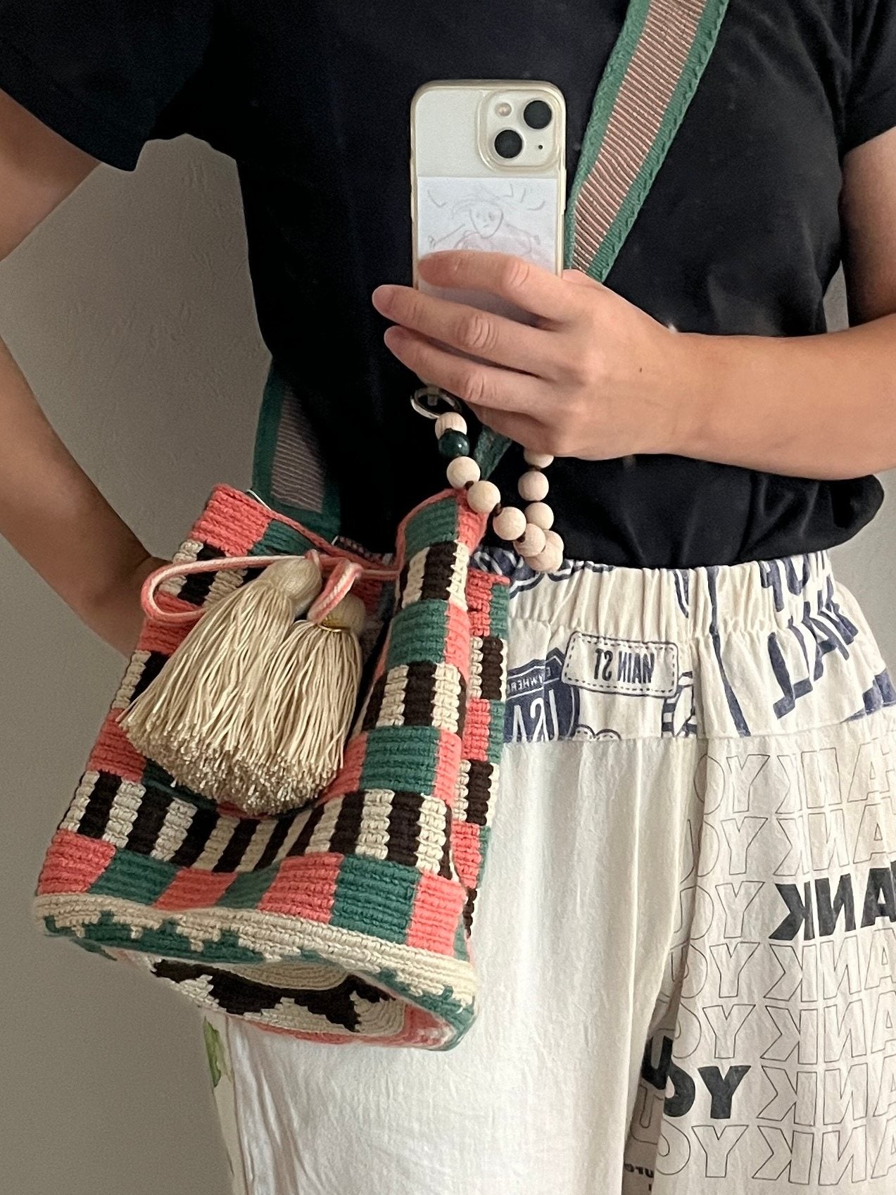 【残り1点】コロンビアのモチーラ ワユーバッグ