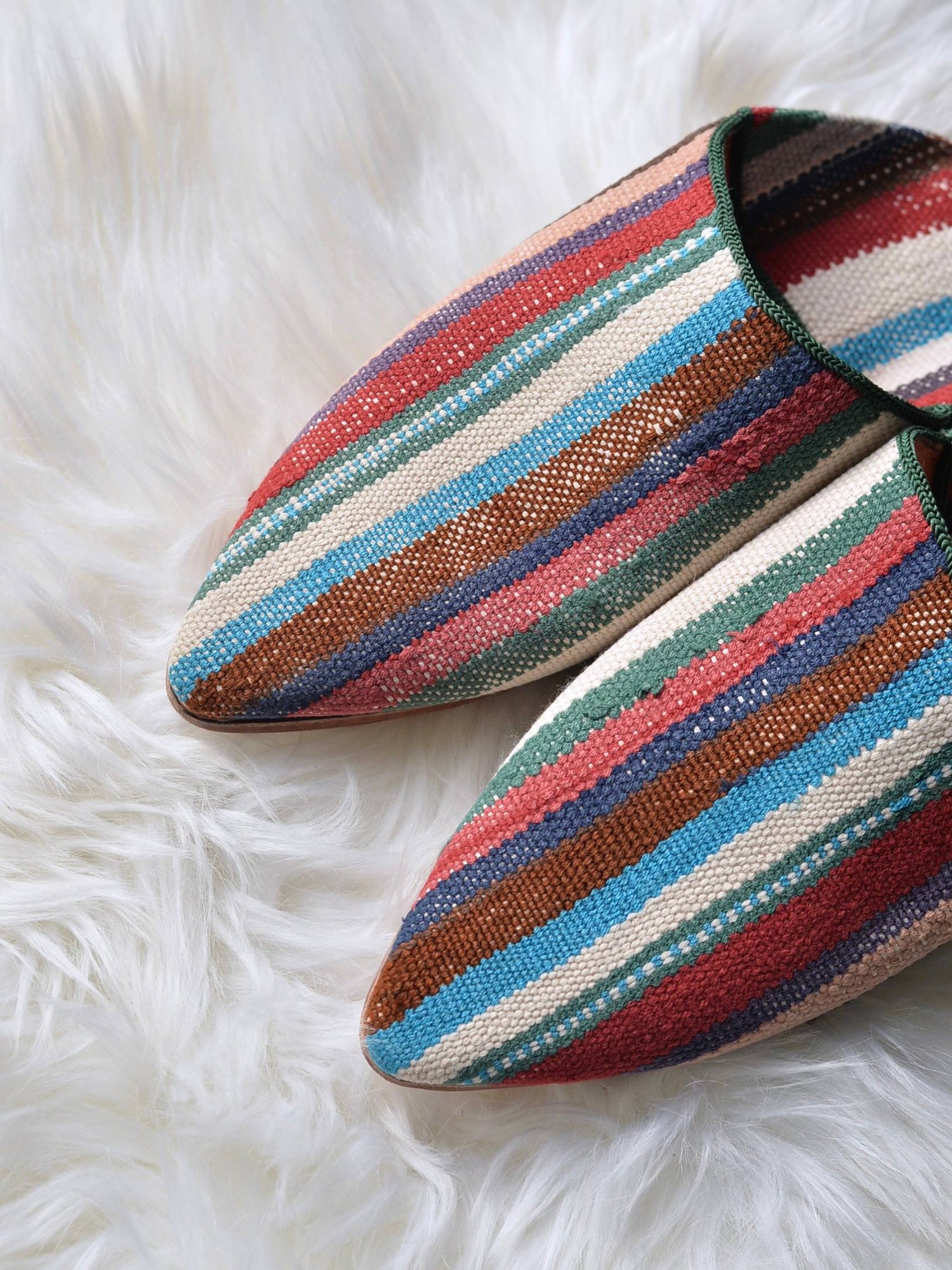 ヴィンテージHIKE 外履きバブーシュ(約24cm)