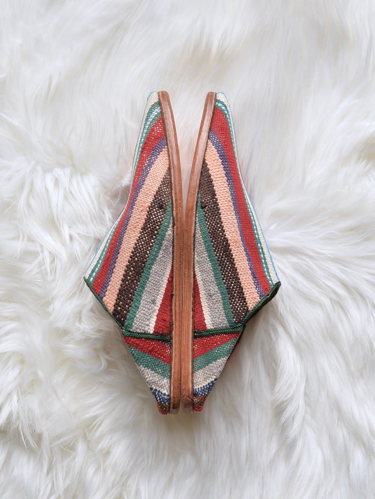 ヴィンテージHIKE 外履きバブーシュ(約24cm)