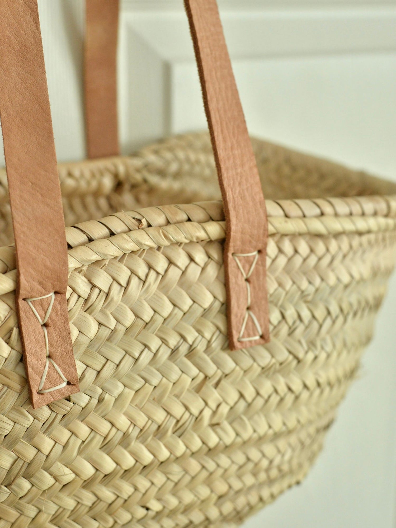 【残り1点】モロッコ かごバッグ ロングハンドル