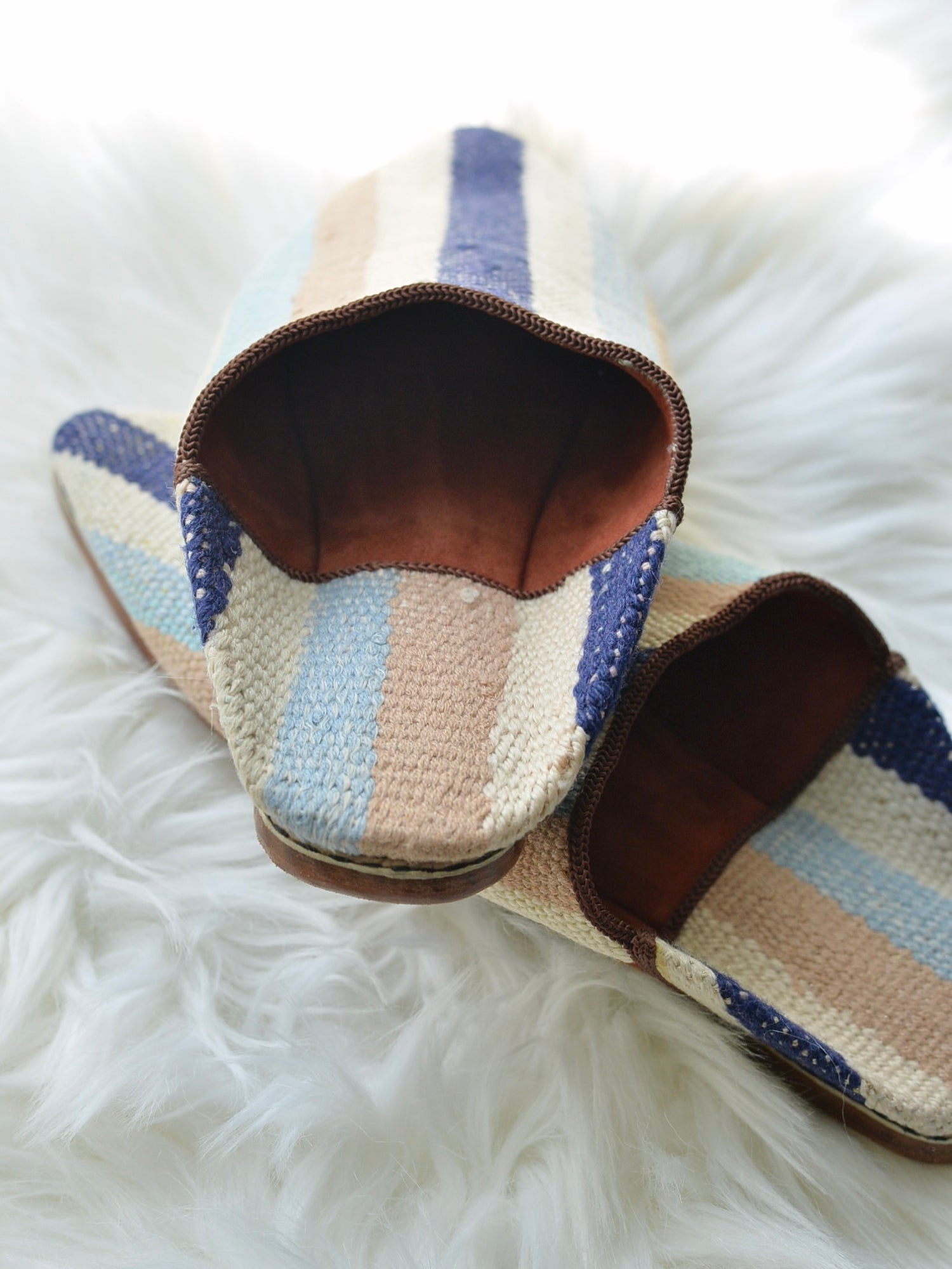 ヴィンテージHIKE 外履きバブーシュ(約23.5~24cm)