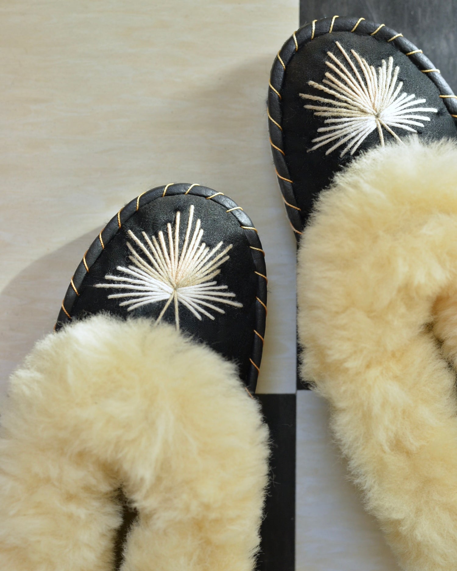 シープスキン ルームシューズ