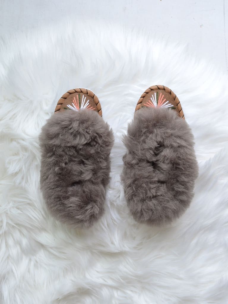 Kids シープスキン ルームシューズ (約18cm)
