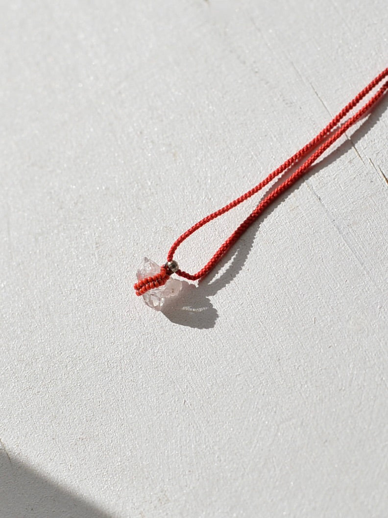 ハーキマーダイヤモンド 3way ネックレス