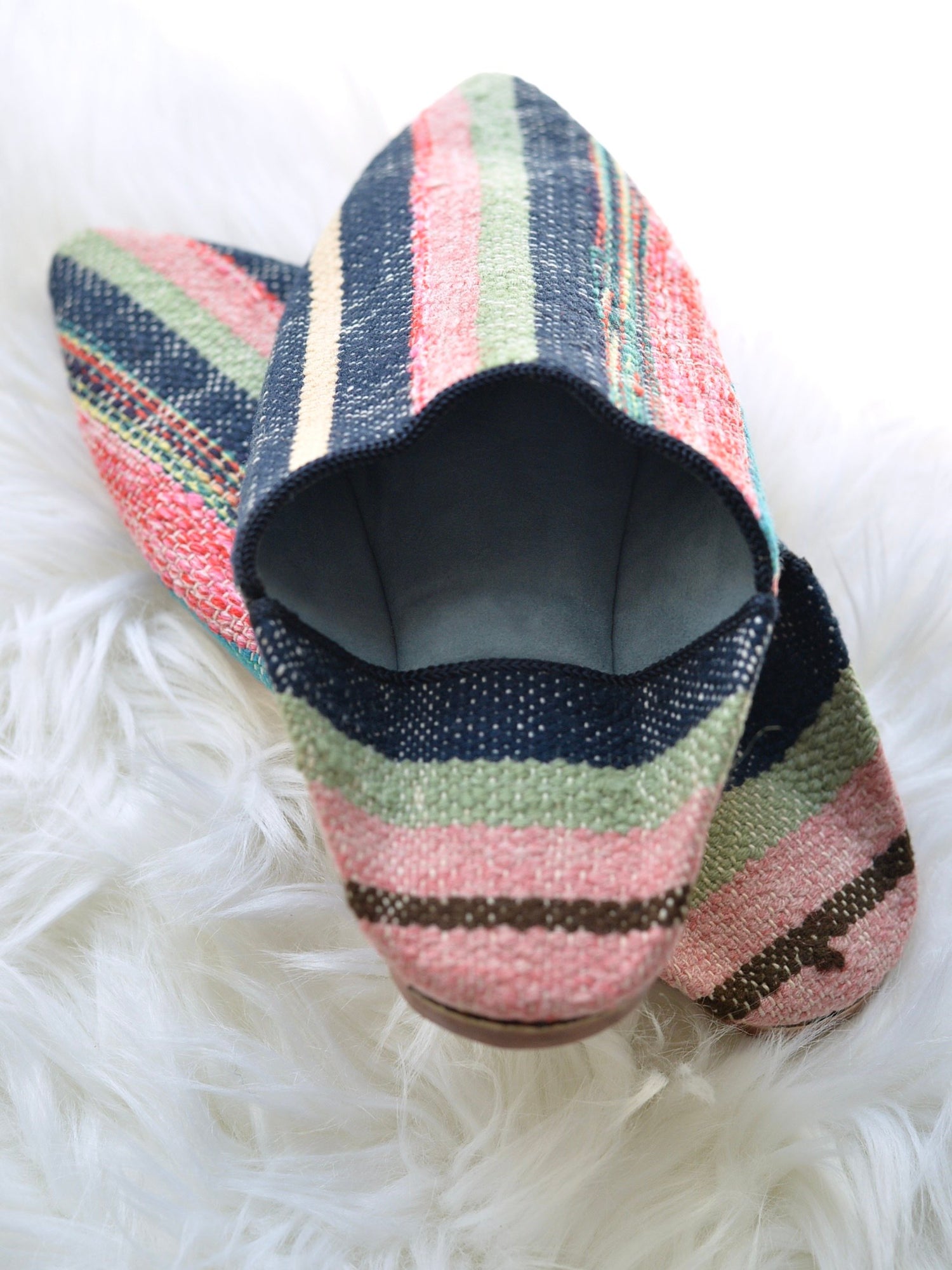 ヴィンテージHIKE 外履きバブーシュ(約23.5~24cm)