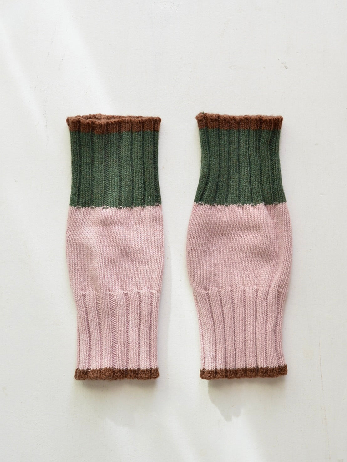 カシミヤブレンド ニット フィンガーレスグローブ ハンドウォーマー