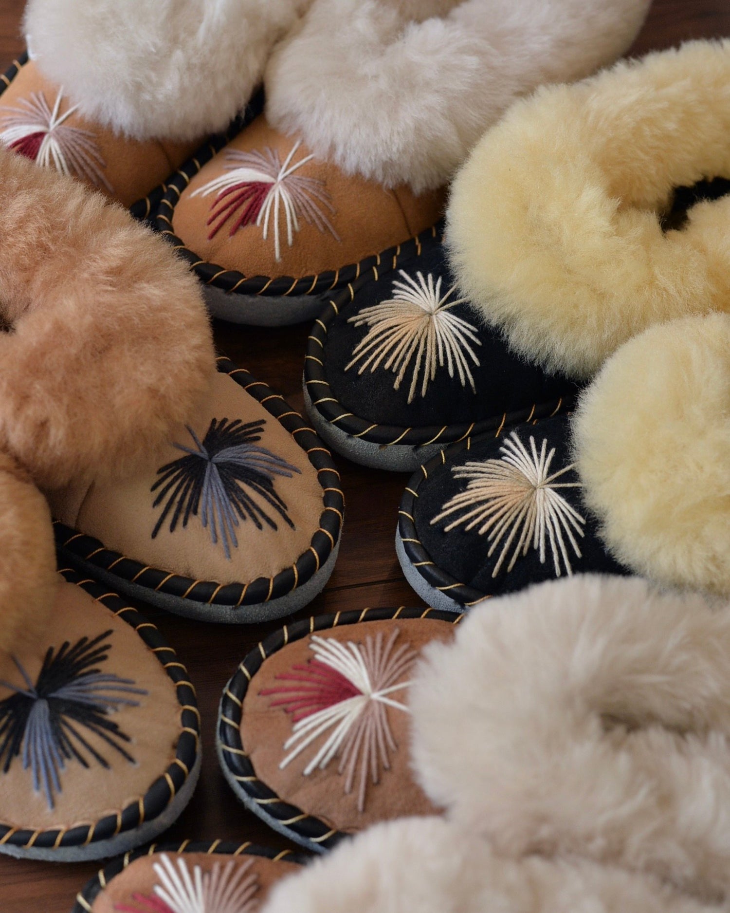 シープスキン ルームシューズ