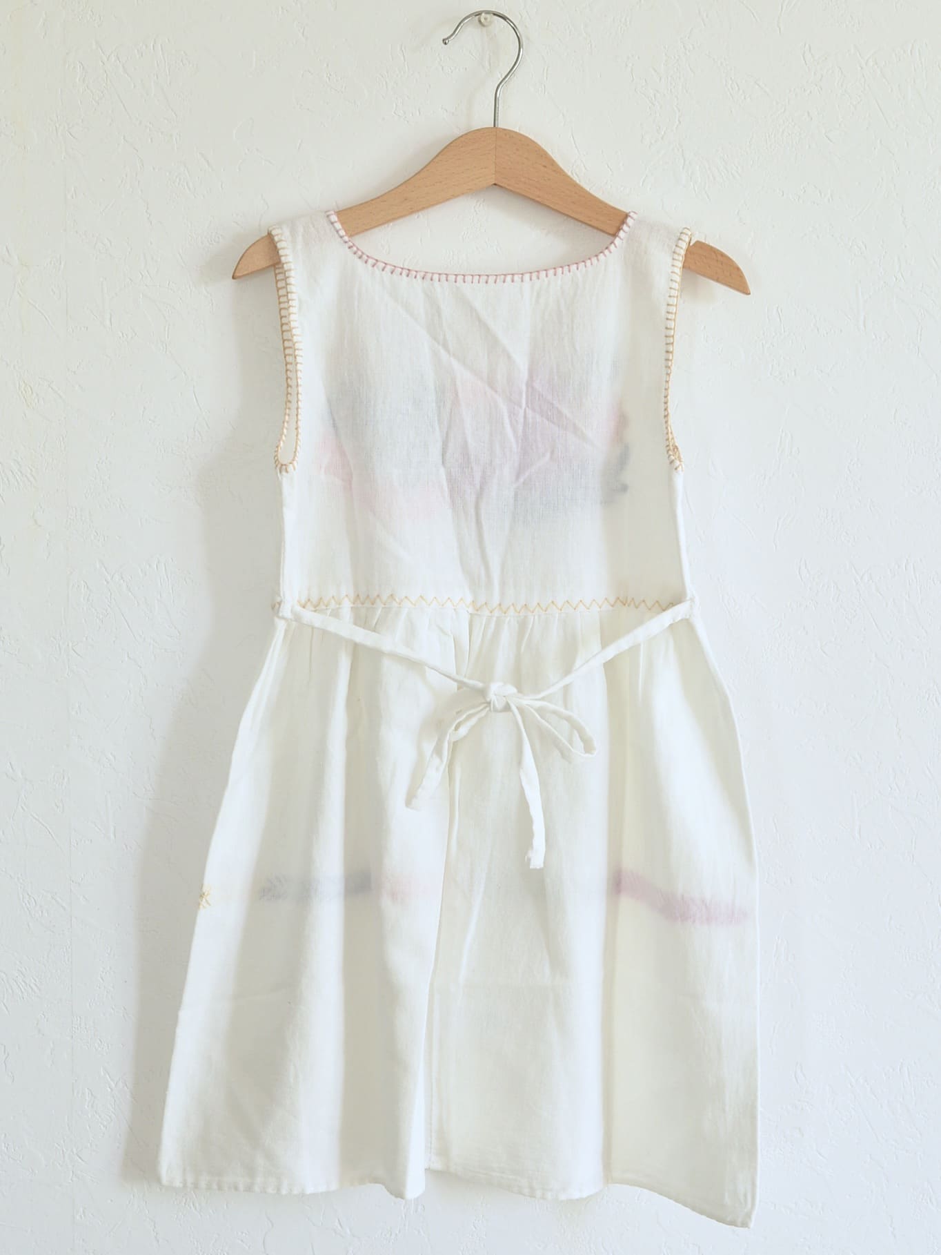 Kids メキシコ刺繍ワンピース ノースリーブ