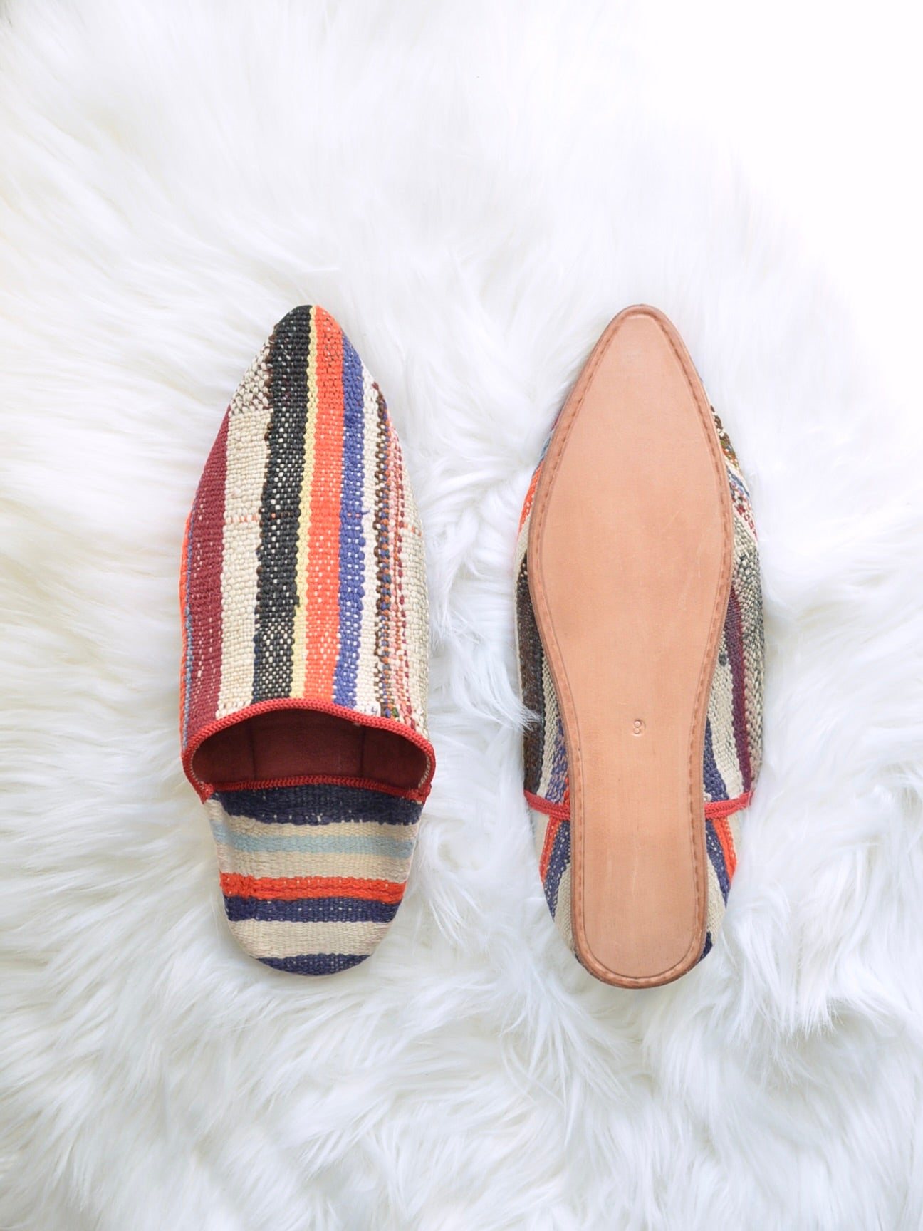 ヴィンテージHIKE 外履きバブーシュ(約23.5~24cm)