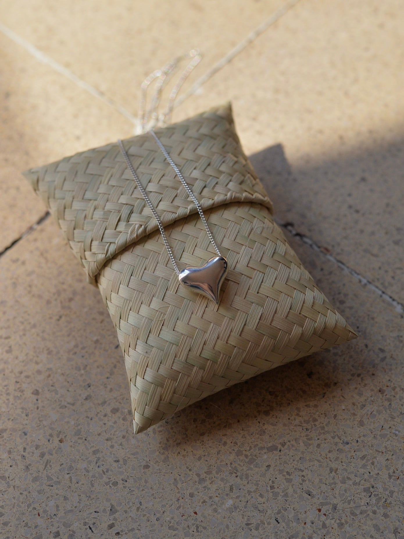 【1月下旬頃発送予定】Mexican Silver925 ハートネックレス S/M