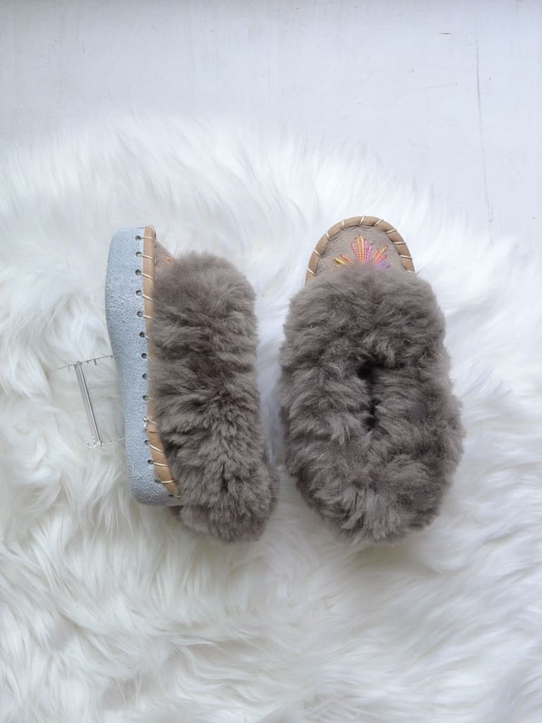 Kids シープスキン ルームシューズ (約17cm)