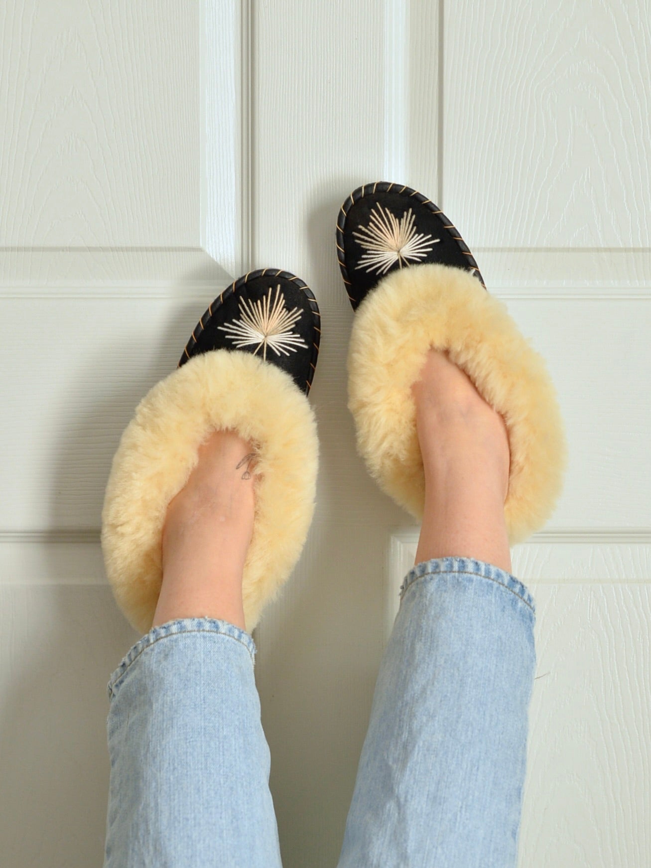 シープスキン ルームシューズ