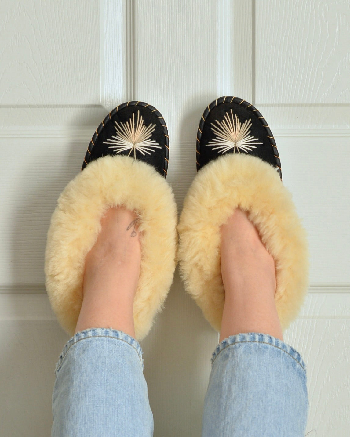 シープスキン ルームシューズ