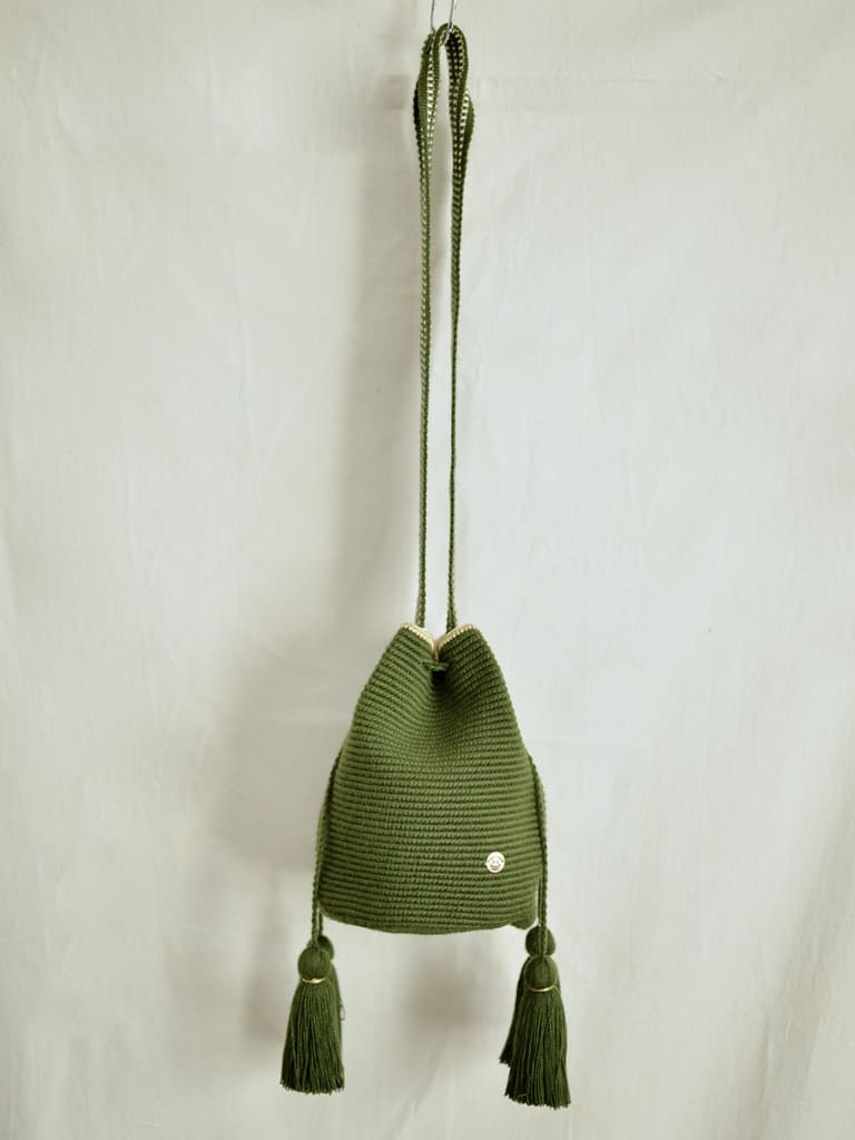 コロンビアのモチーラ 手編みハンドバッグ