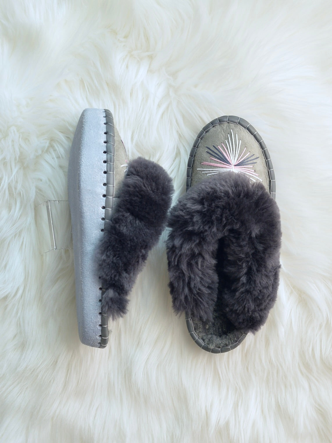 シープスキン ルームシューズ【スリッパタイプ】