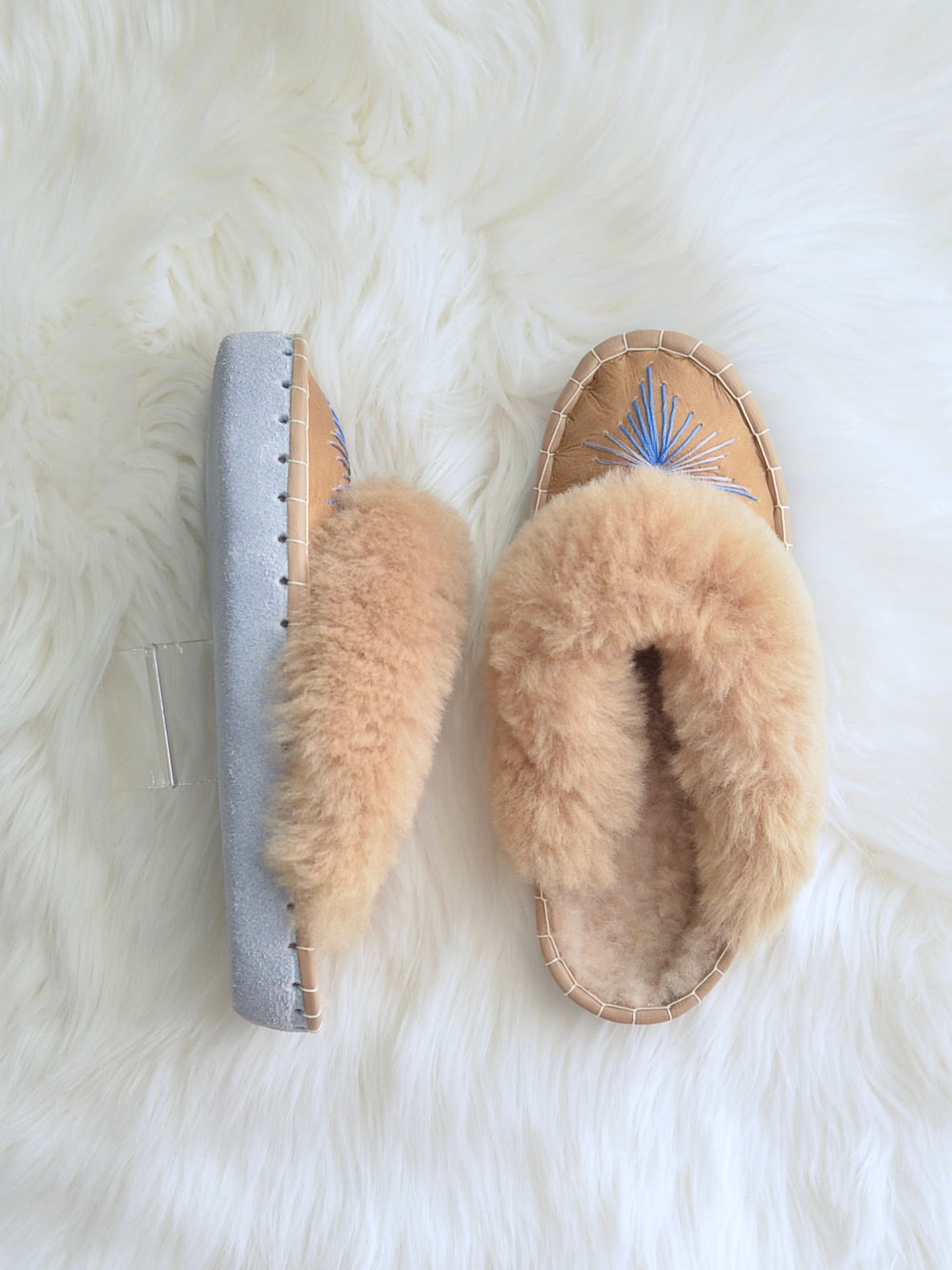 シープスキン ルームシューズ【スリッパタイプ】