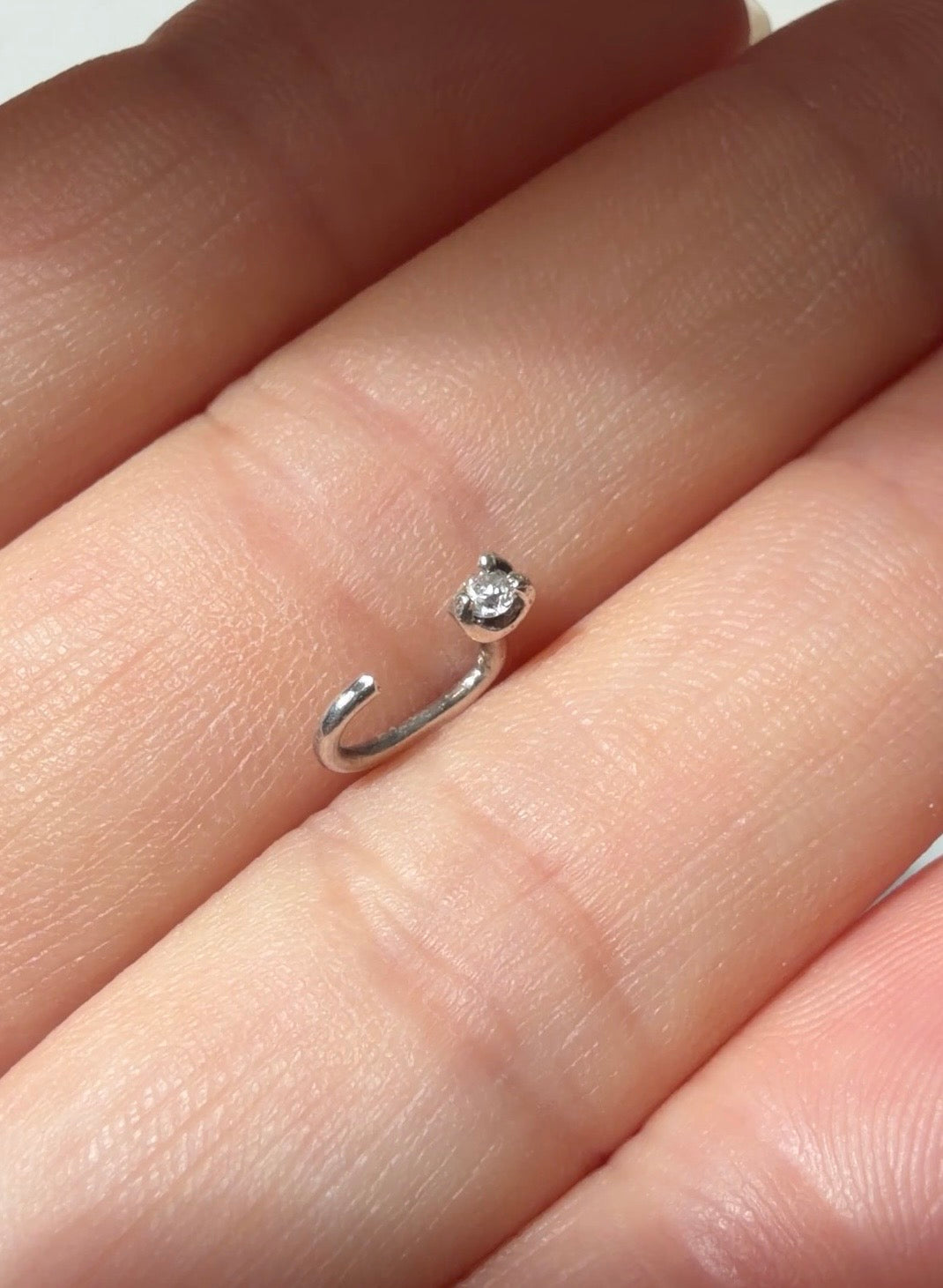 Mexican Silver925 ジルコニア ミニピアス