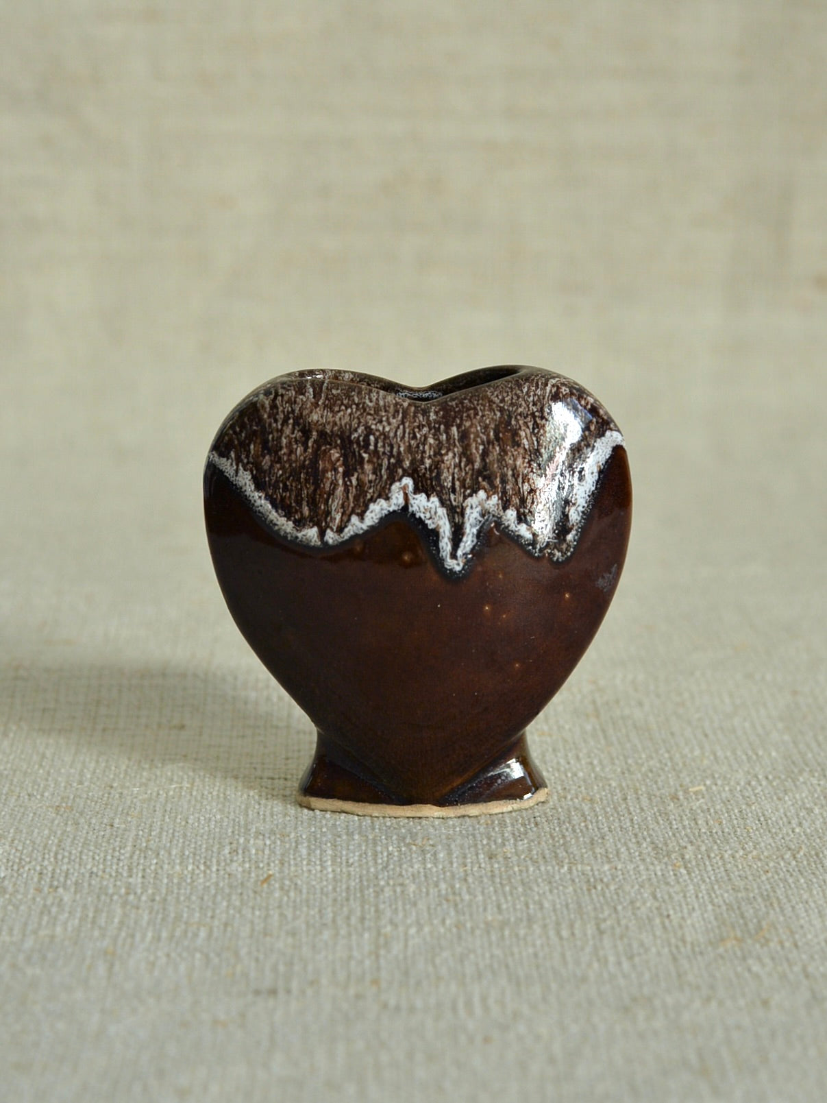 ヴィンテージ ハート フラワーベース