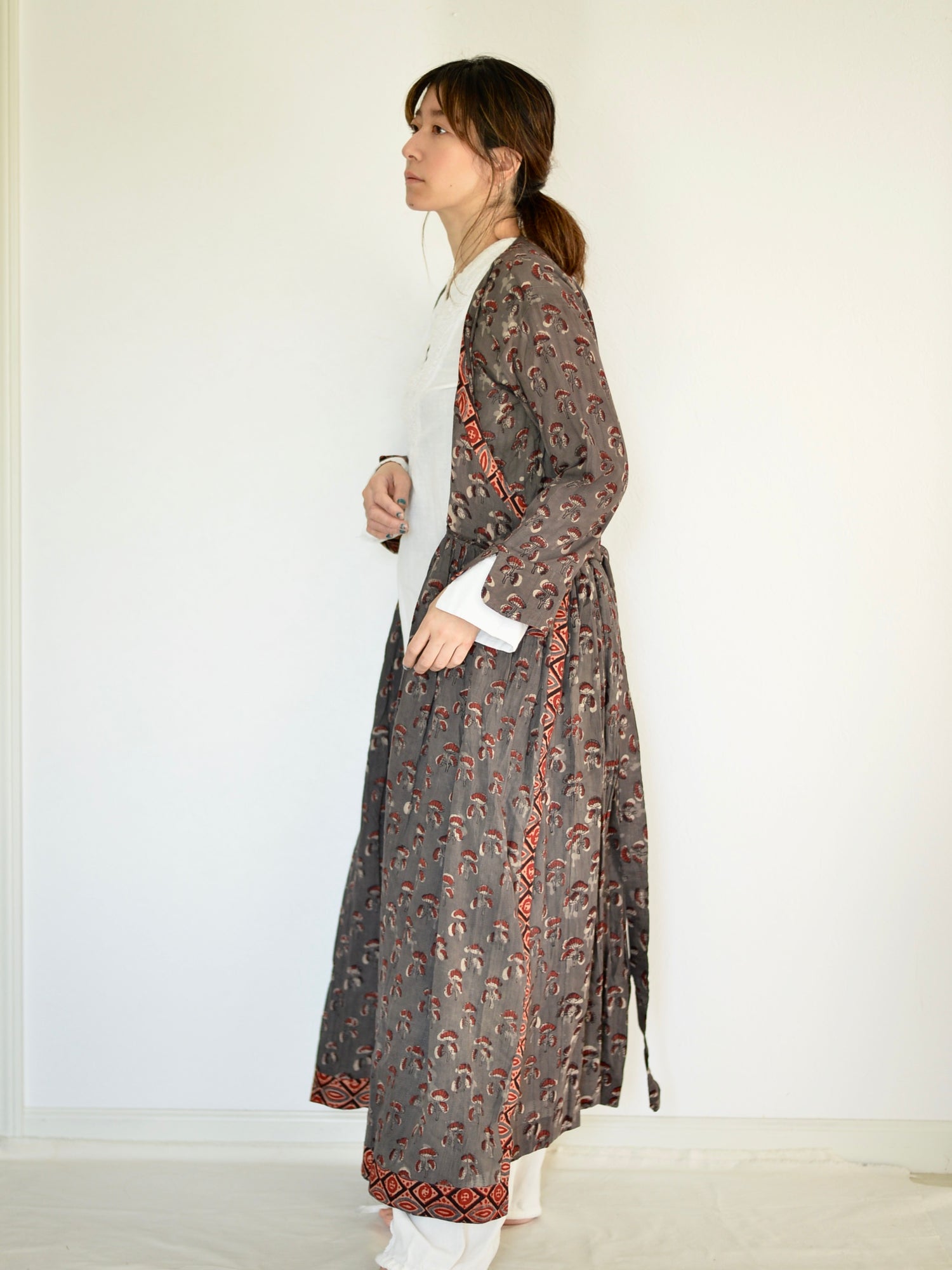 カシュクール ワンピース アジュラック ブロックプリント カシーシュ