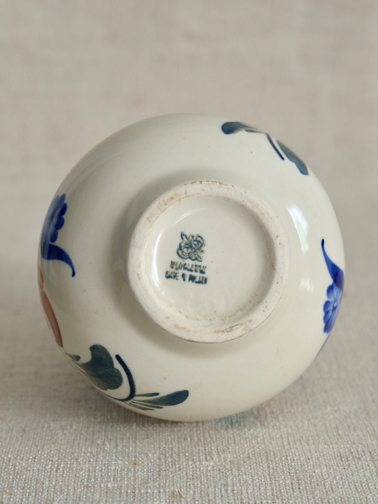 ヴィンテージ ヴウォツワヴェク陶器 フラワーベース