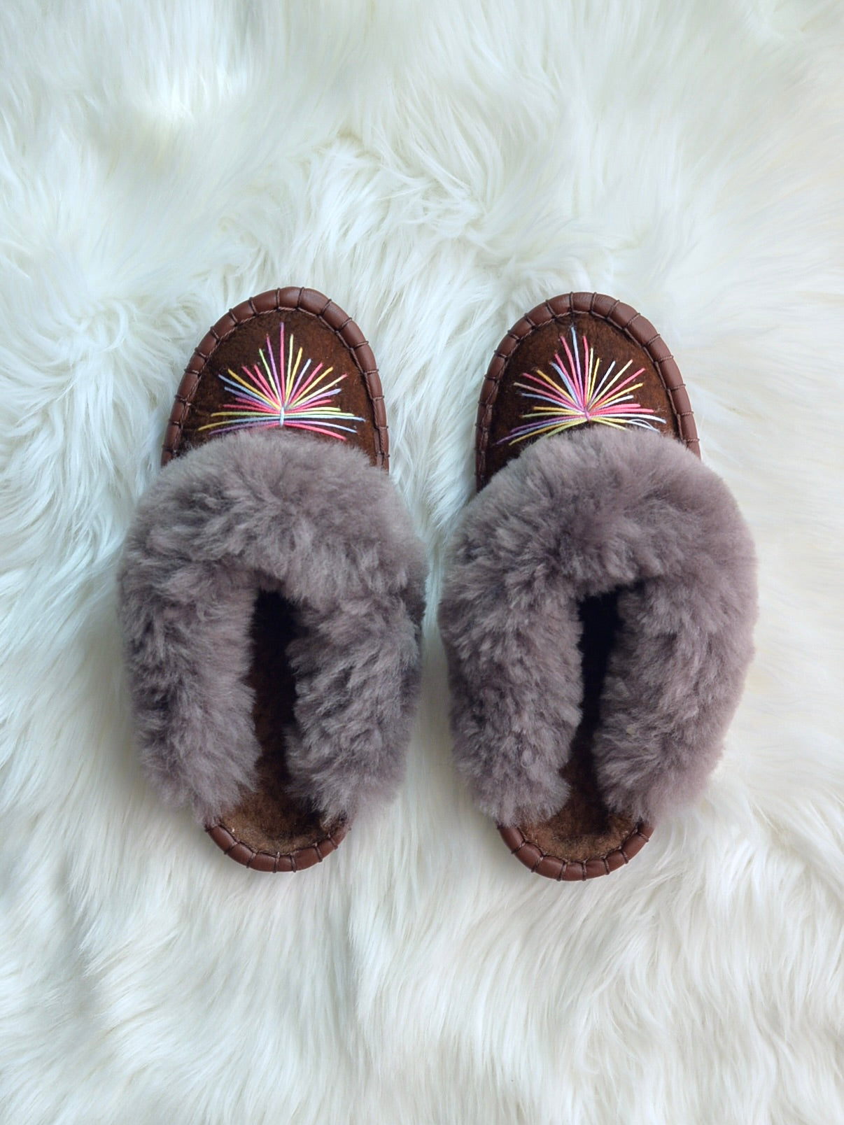 シープスキン ルームシューズ【スリッパタイプ】