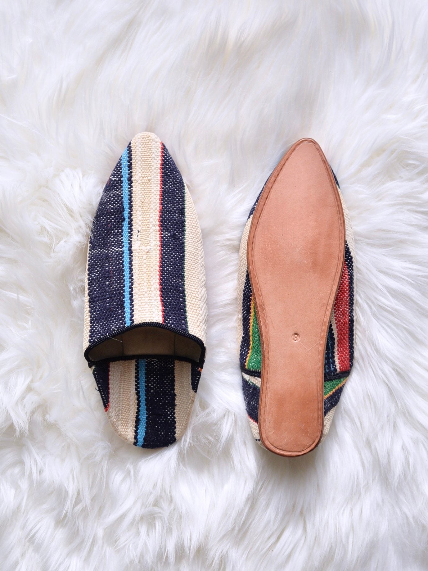 ヴィンテージHIKE 外履きバブーシュ(約23.5~24cm)