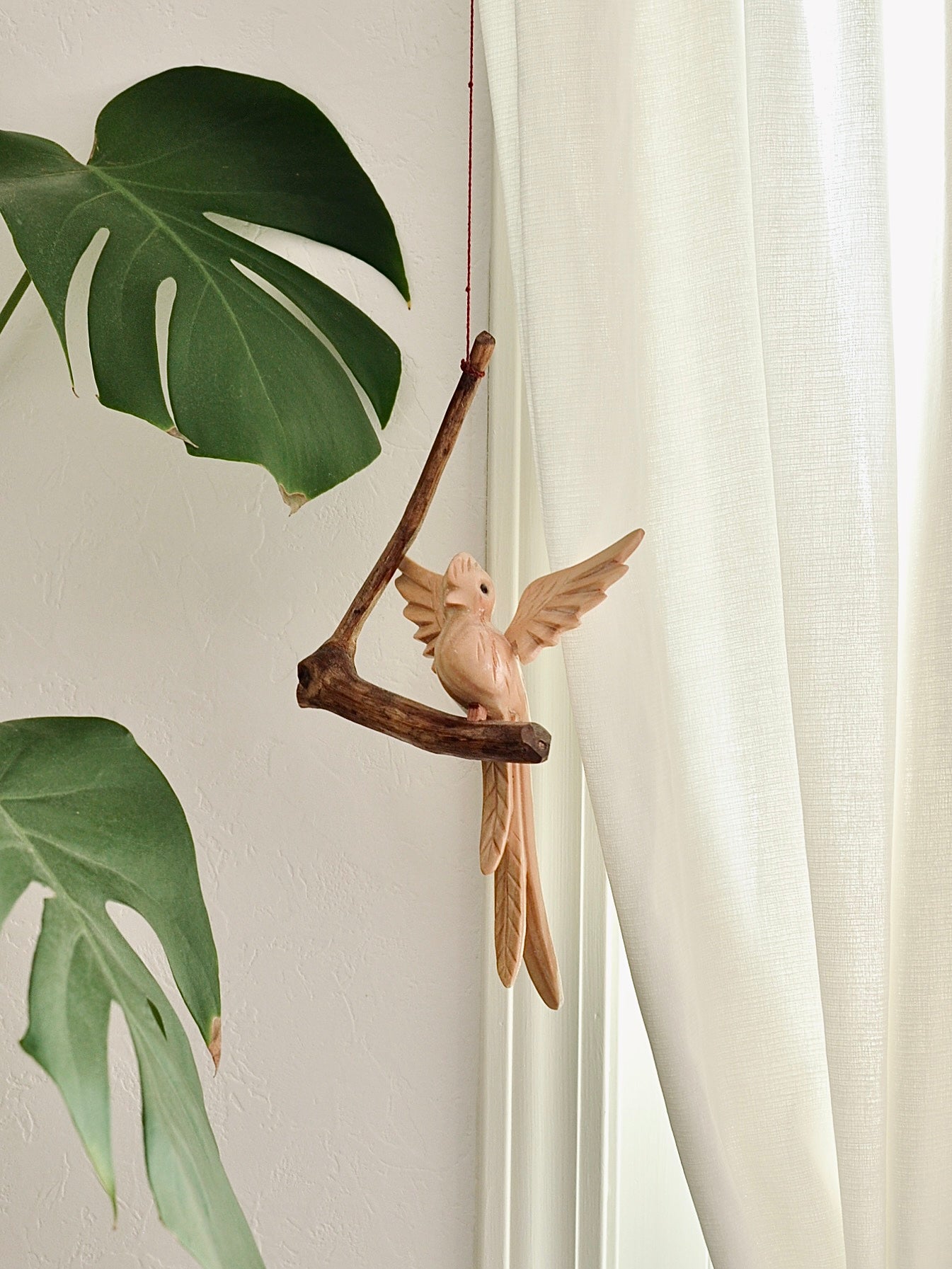 グアテマラ ケツァール ウッドオーナメント