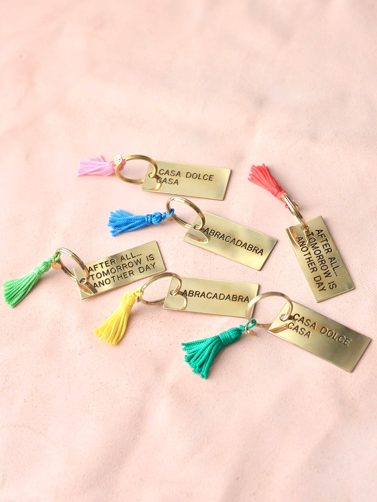 キーリング 刻印入り 真鍮 キーホルダー