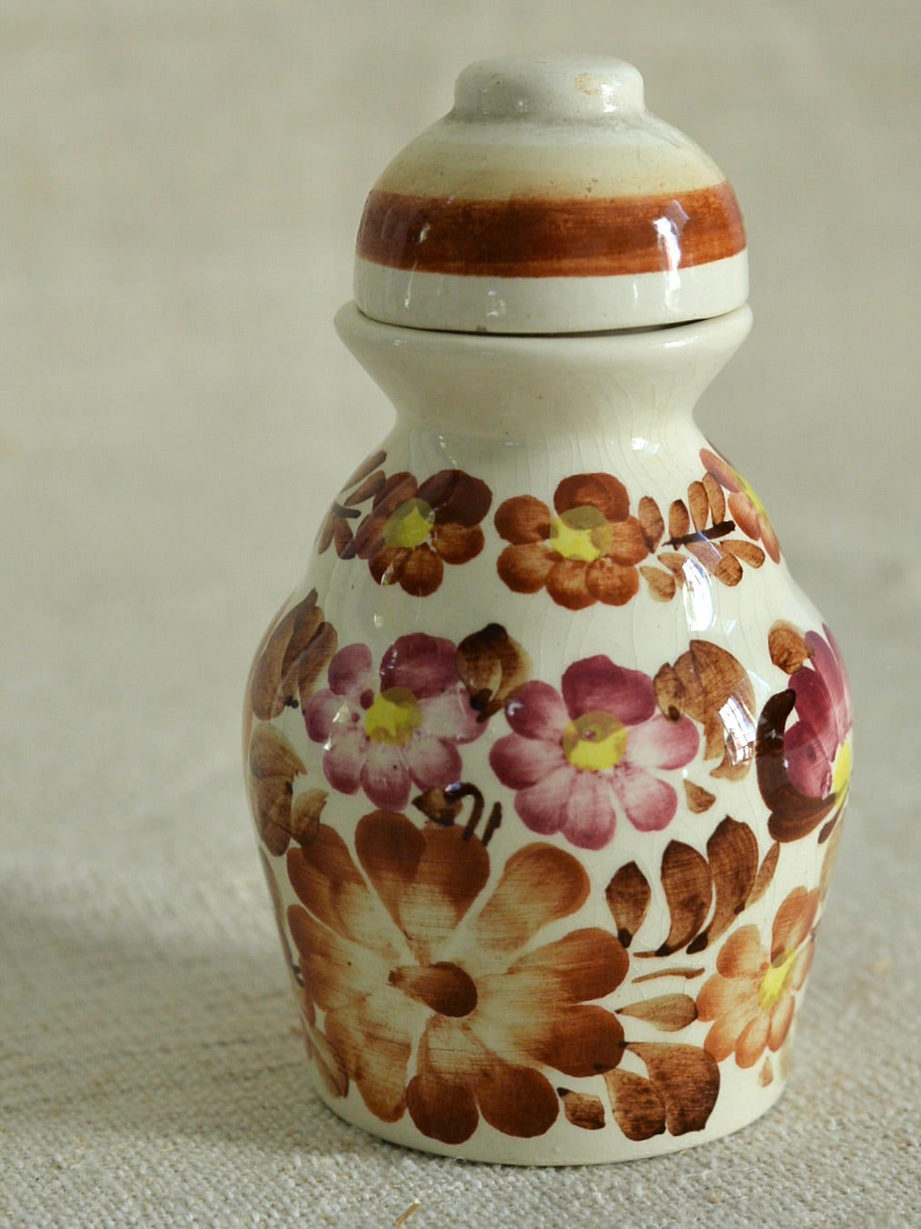 ヴィンテージ ヴウォツワヴェク陶器 ポット フラワーベース