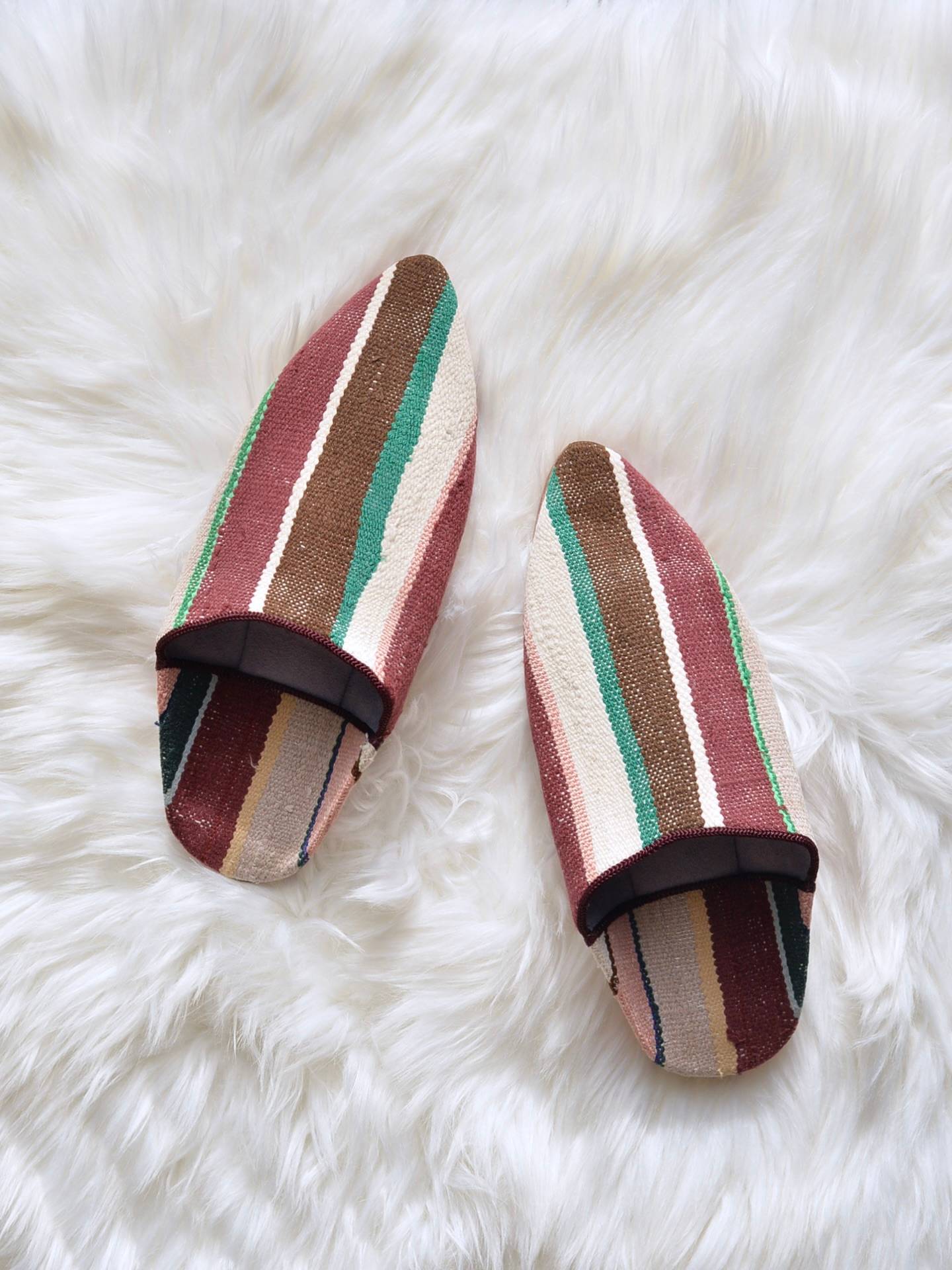 ヴィンテージHIKE 外履きバブーシュ(約24.5cm)