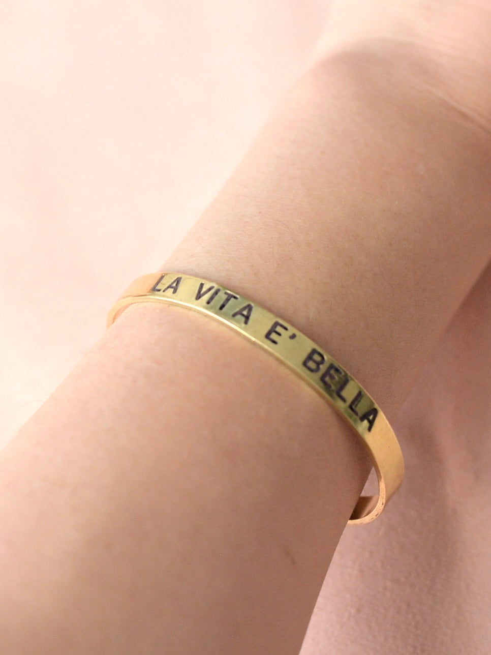 刻印入り 真鍮 バングル