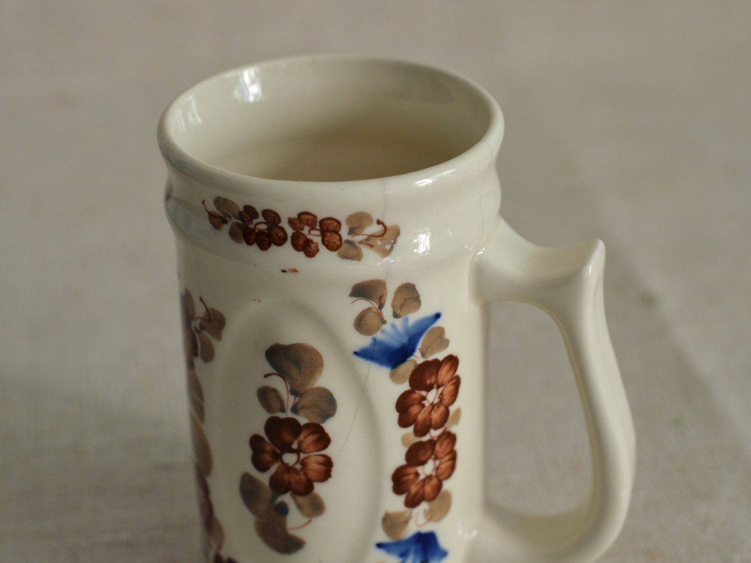 ヴィンテージ ヴウォツワヴェク陶器 ピッチャー