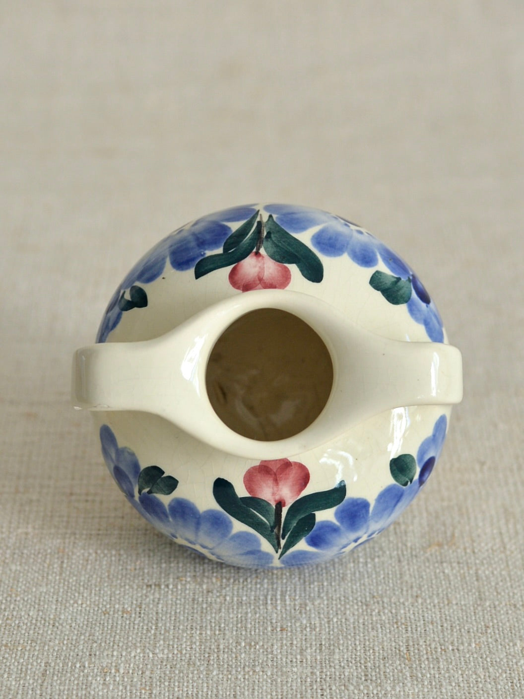 ヴィンテージ ヴウォツワヴェク陶器 フラワーベース