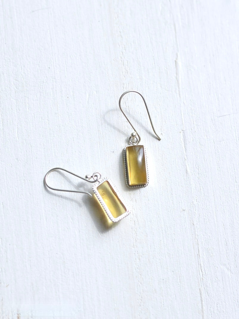 【残り1点】メキシカンアンバー ピアス