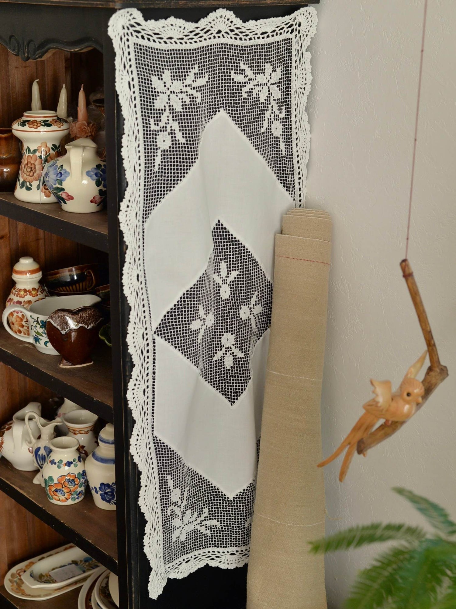 レース編みクロス テーブルセンター