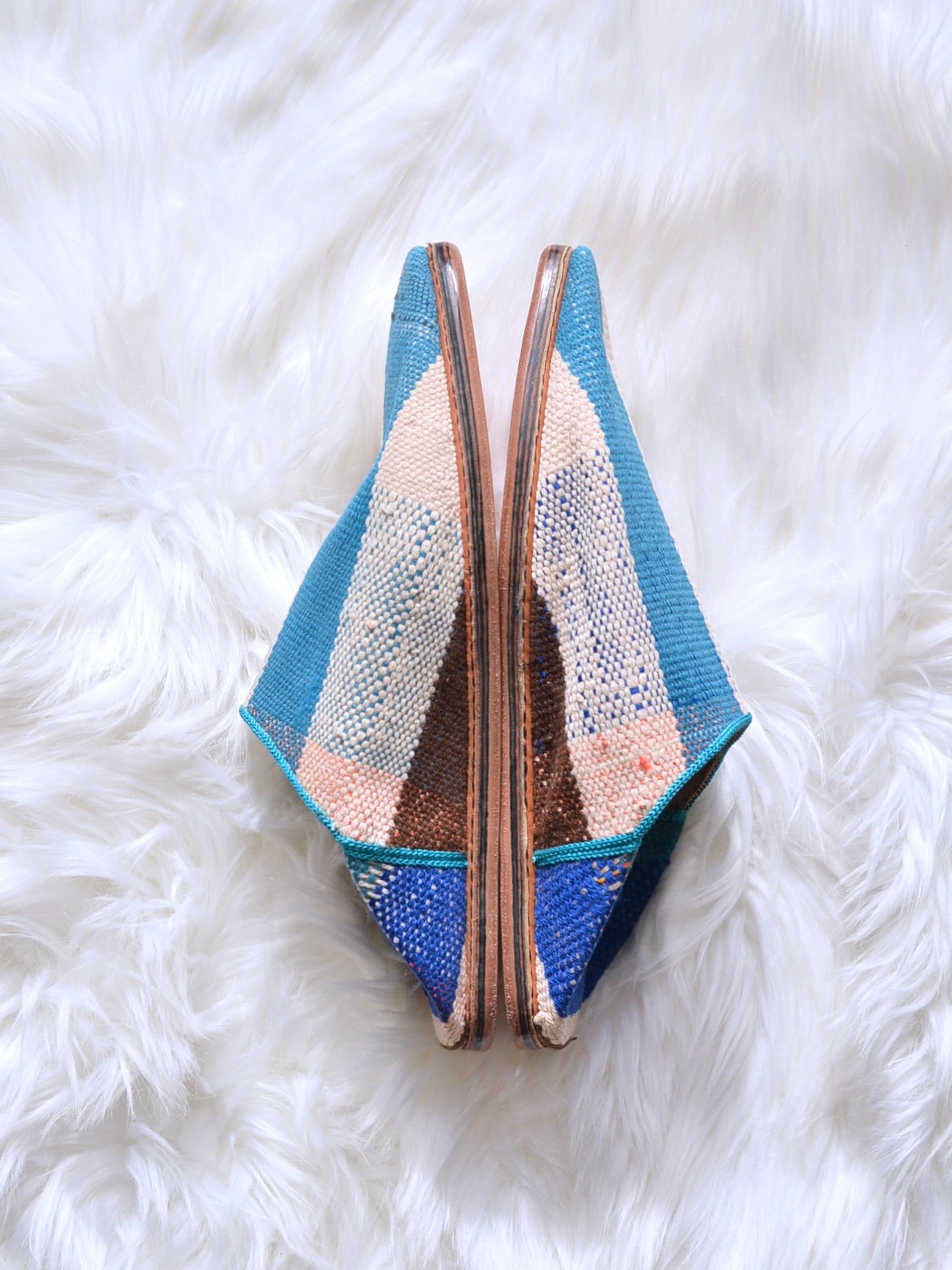 ヴィンテージHIKE 外履きバブーシュ(約24.5cm)