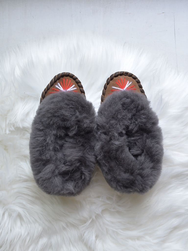 Kids シープスキン ルームシューズ (約18cm)