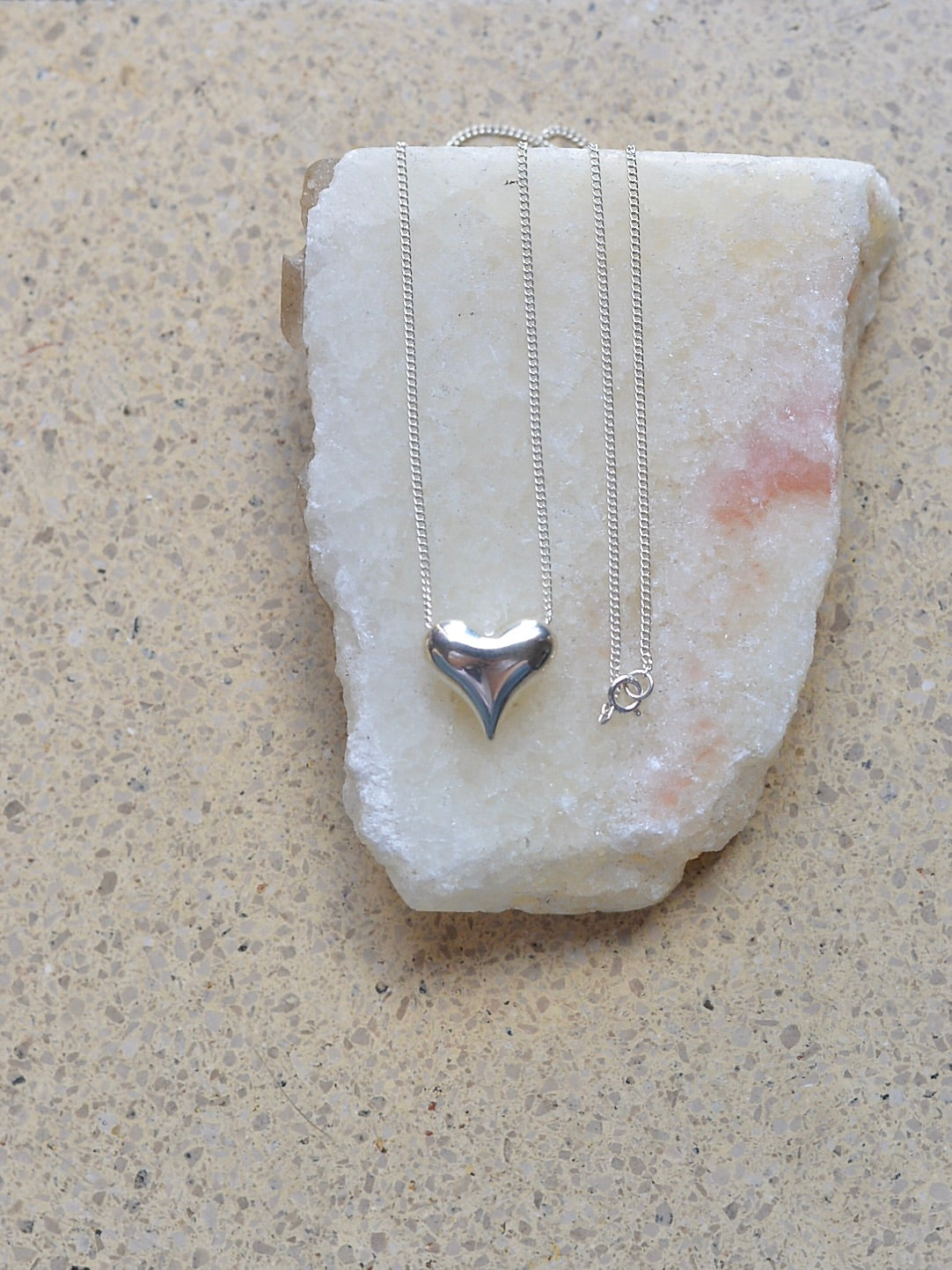 【1月下旬頃発送予定】Mexican Silver925 ハートネックレス S/M