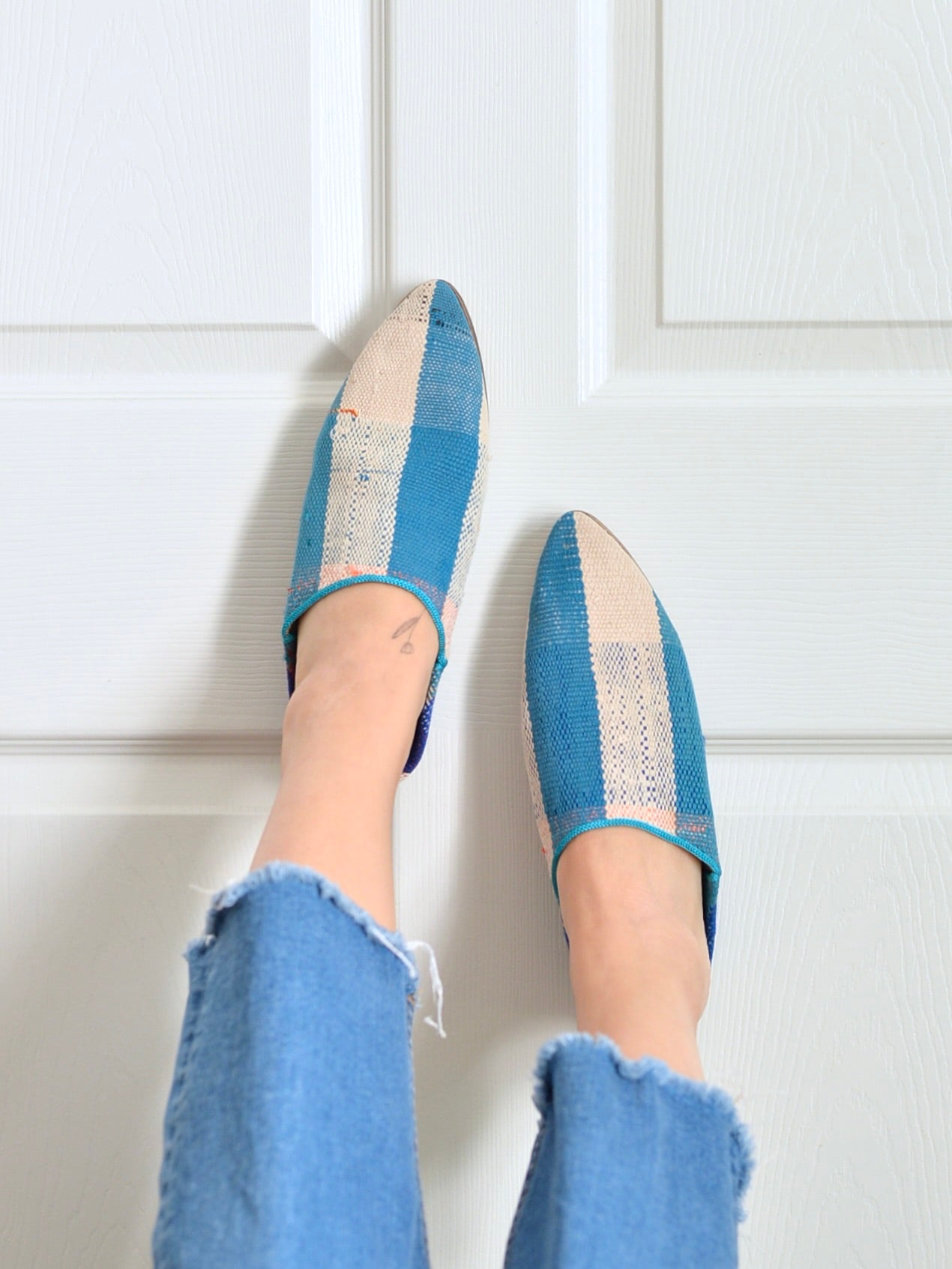 ヴィンテージHIKE 外履きバブーシュ(約24.5cm)