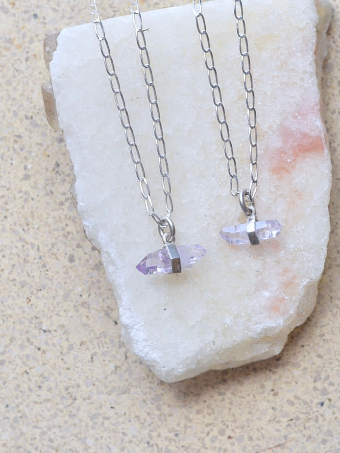 1/22頃発送予定】Mexican Silver925 チェーン アメジストネックレス