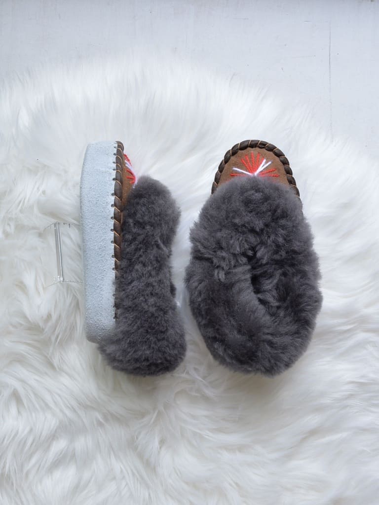 Kids シープスキン ルームシューズ (約18cm)