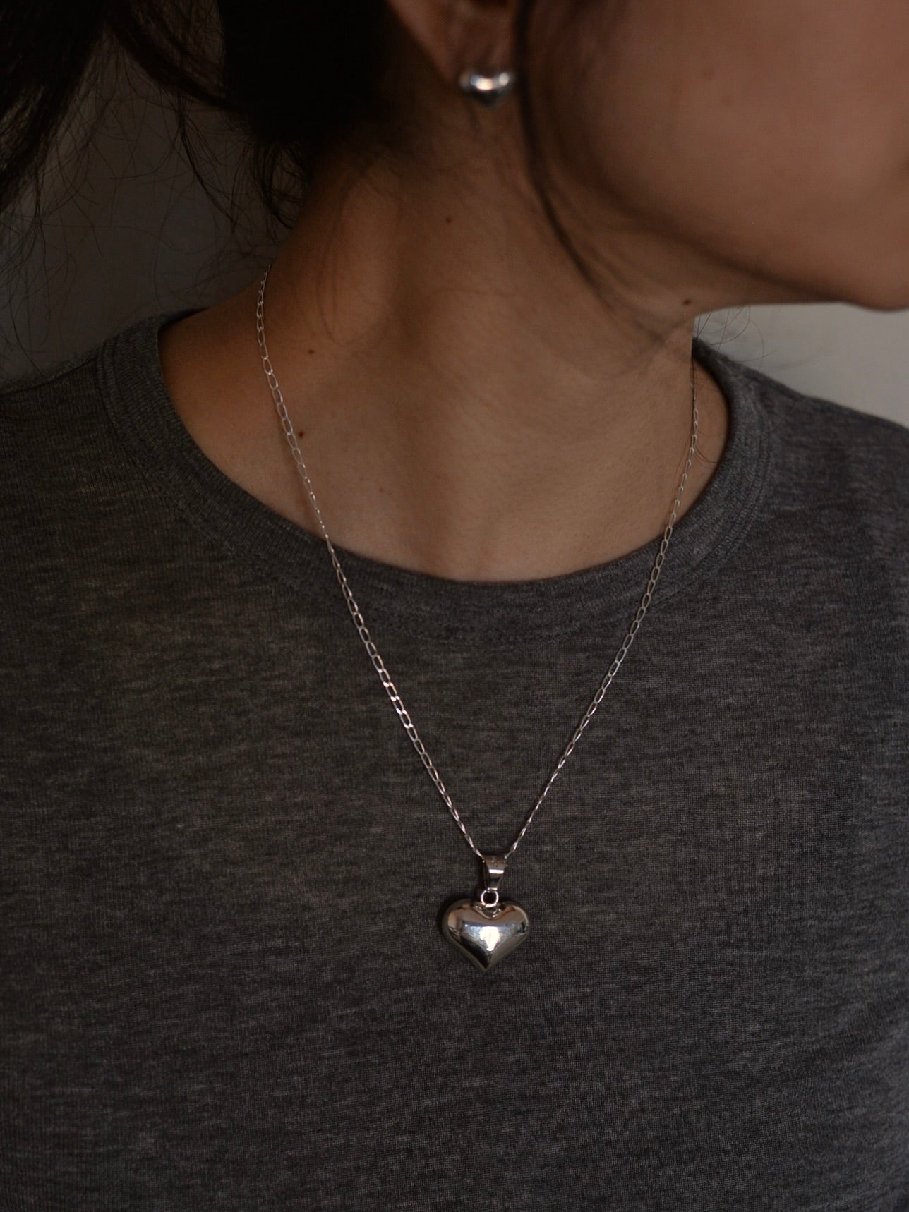 【1/22頃発送予定】Mexican Silver925 ハートネックレス