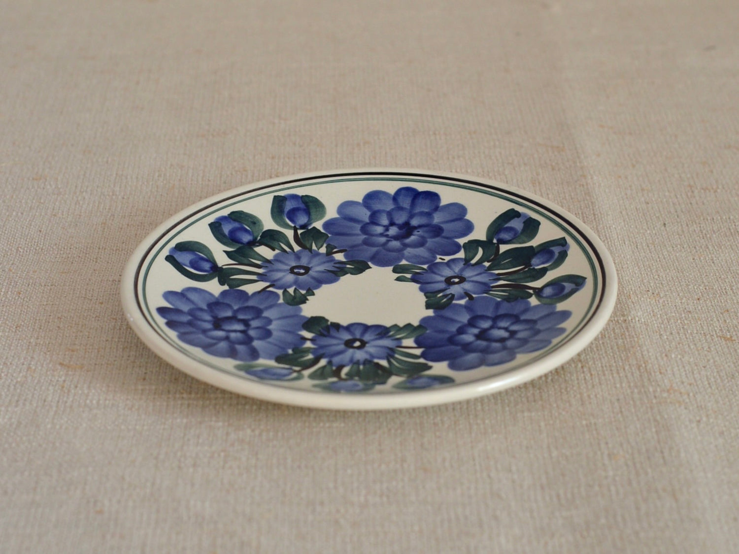 ヴィンテージ ヴウォツワヴェク陶器 プレート 小皿 壁掛け