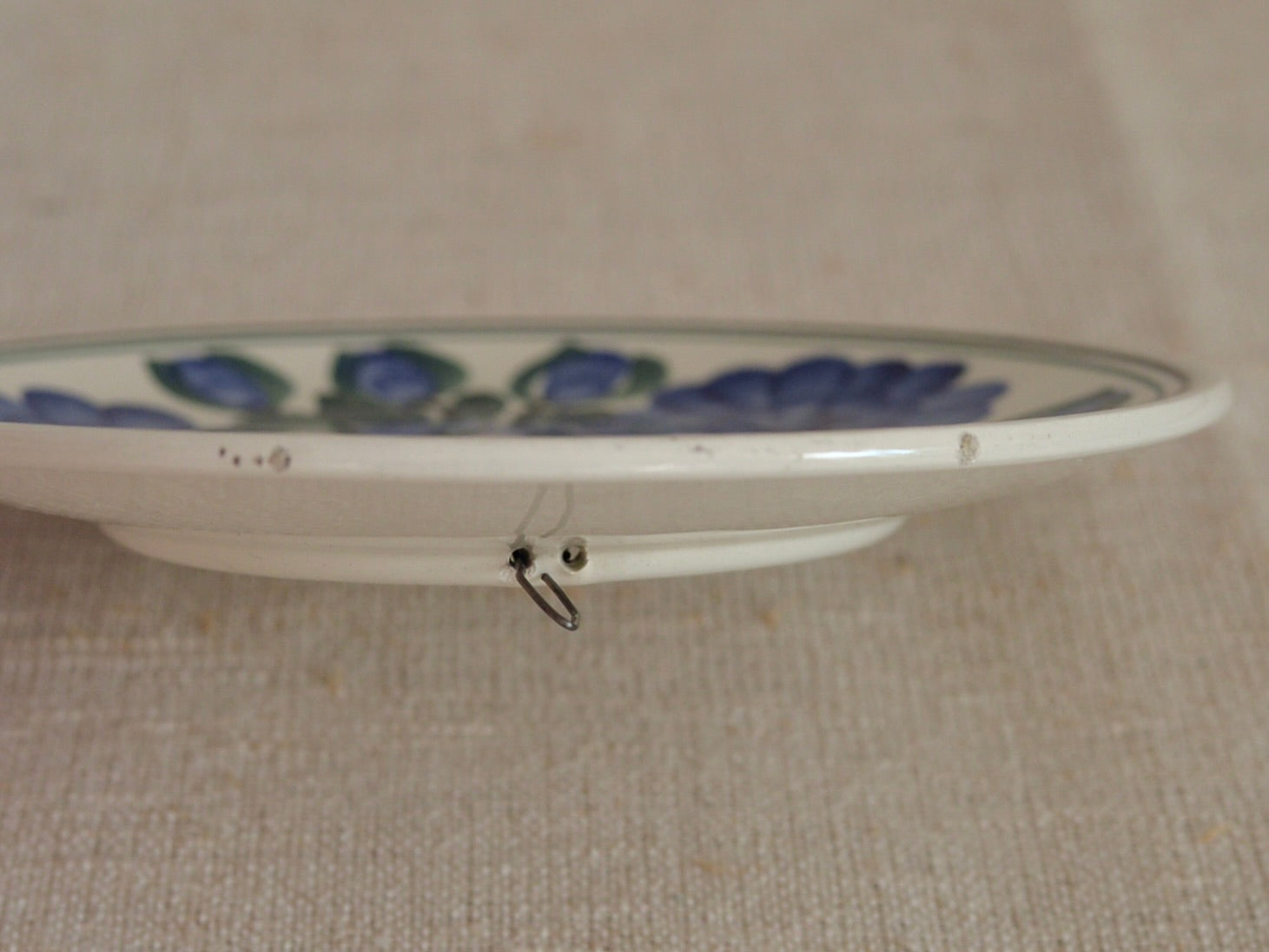 ヴィンテージ ヴウォツワヴェク陶器 プレート 小皿 壁掛け