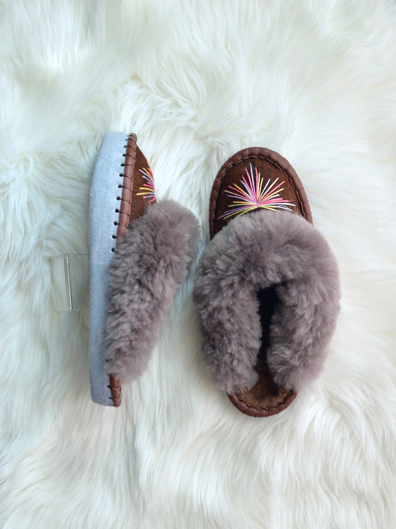 シープスキン ルームシューズ【スリッパタイプ】