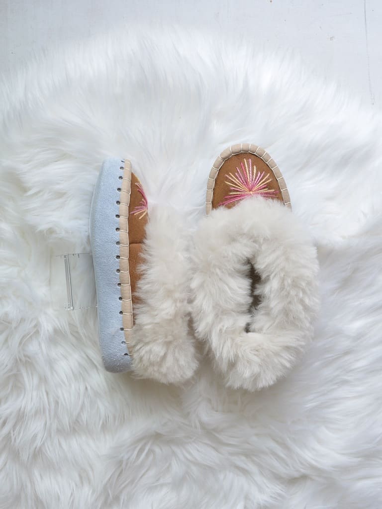 Kids シープスキン ルームシューズ (約21cm)