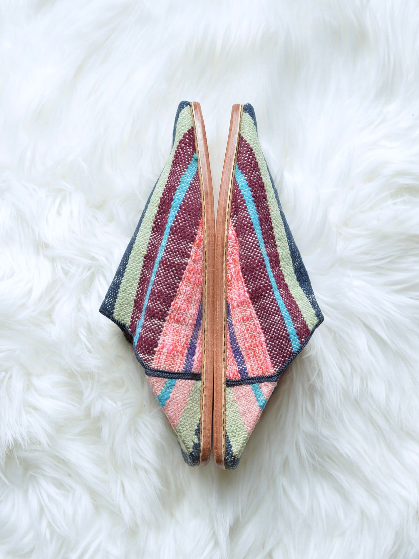 ヴィンテージHIKE 外履きバブーシュ(約24.5cm)