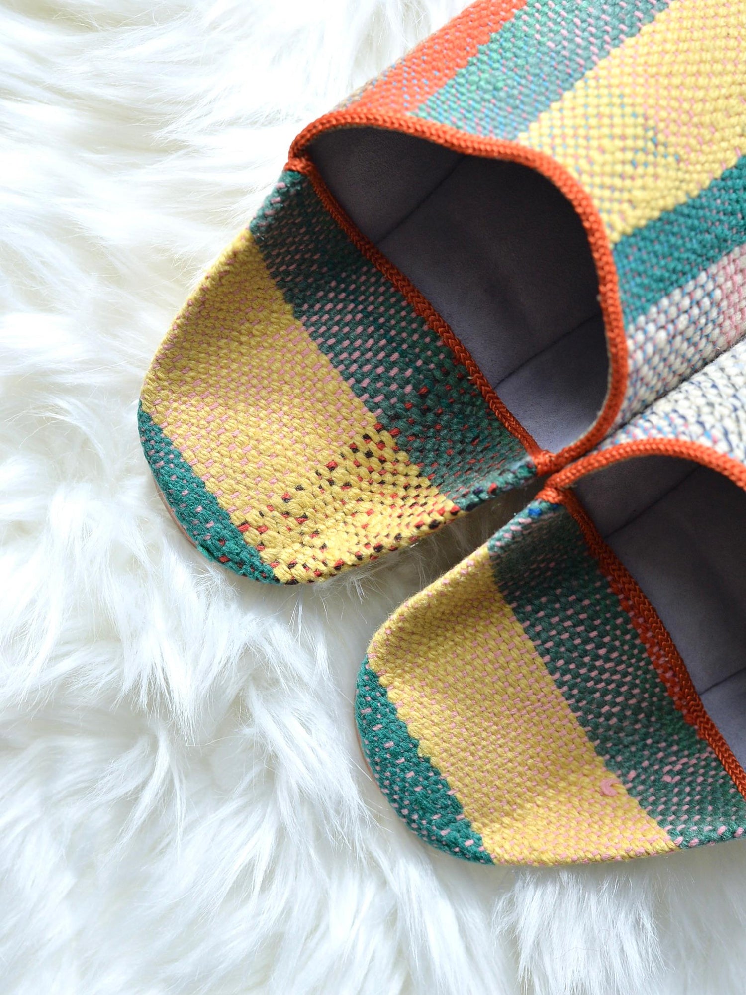 ヴィンテージHIKE 外履きバブーシュ(約24.5~25cm)