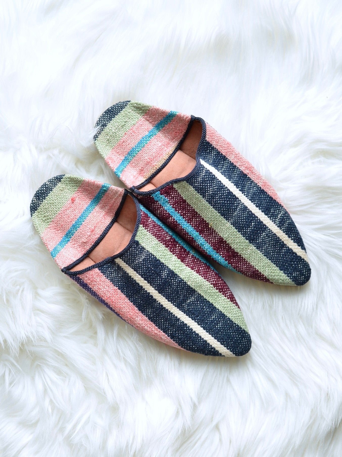 ヴィンテージHIKE 外履きバブーシュ(約24.5cm)