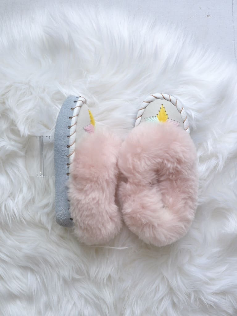 Kids シープスキン ルームシューズ (約17cm)